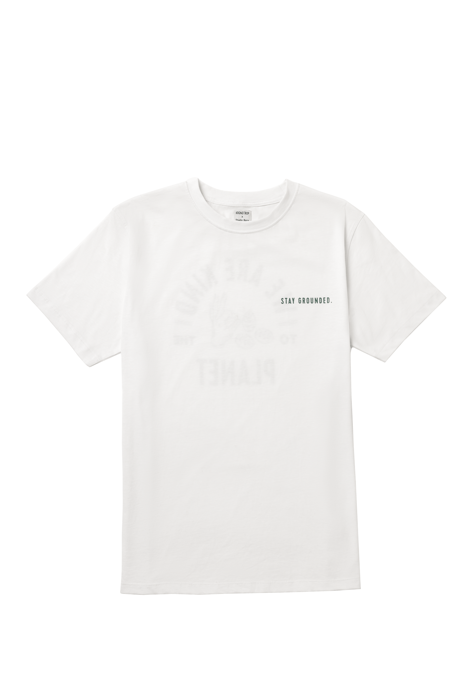 Grounded Collection Oversized White T-Shirt